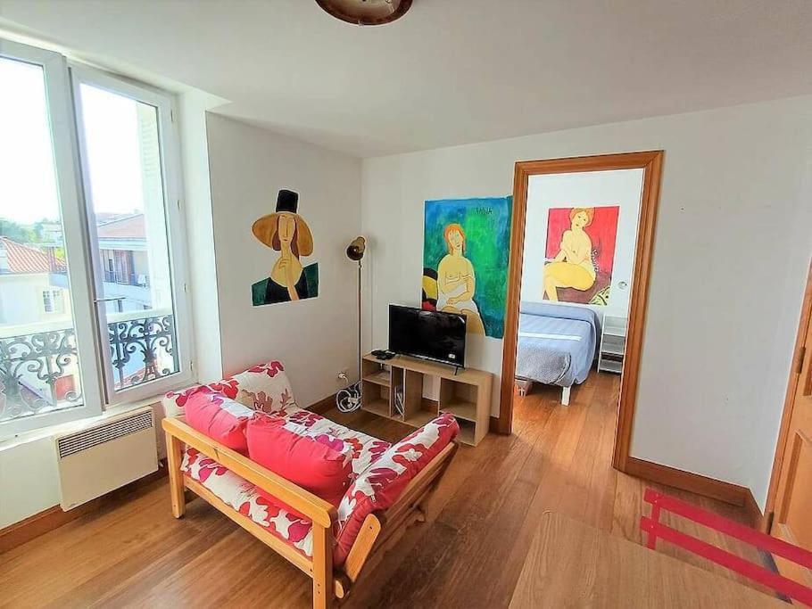 Bonito Estudio Reformado 1 Dormitorio 3 Personas Андай Екстер'єр фото